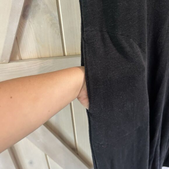 Pure Jill Womens Dress Medium Gray Linen Blend Minimalist Pockets Comfort - Picture 4 of 11